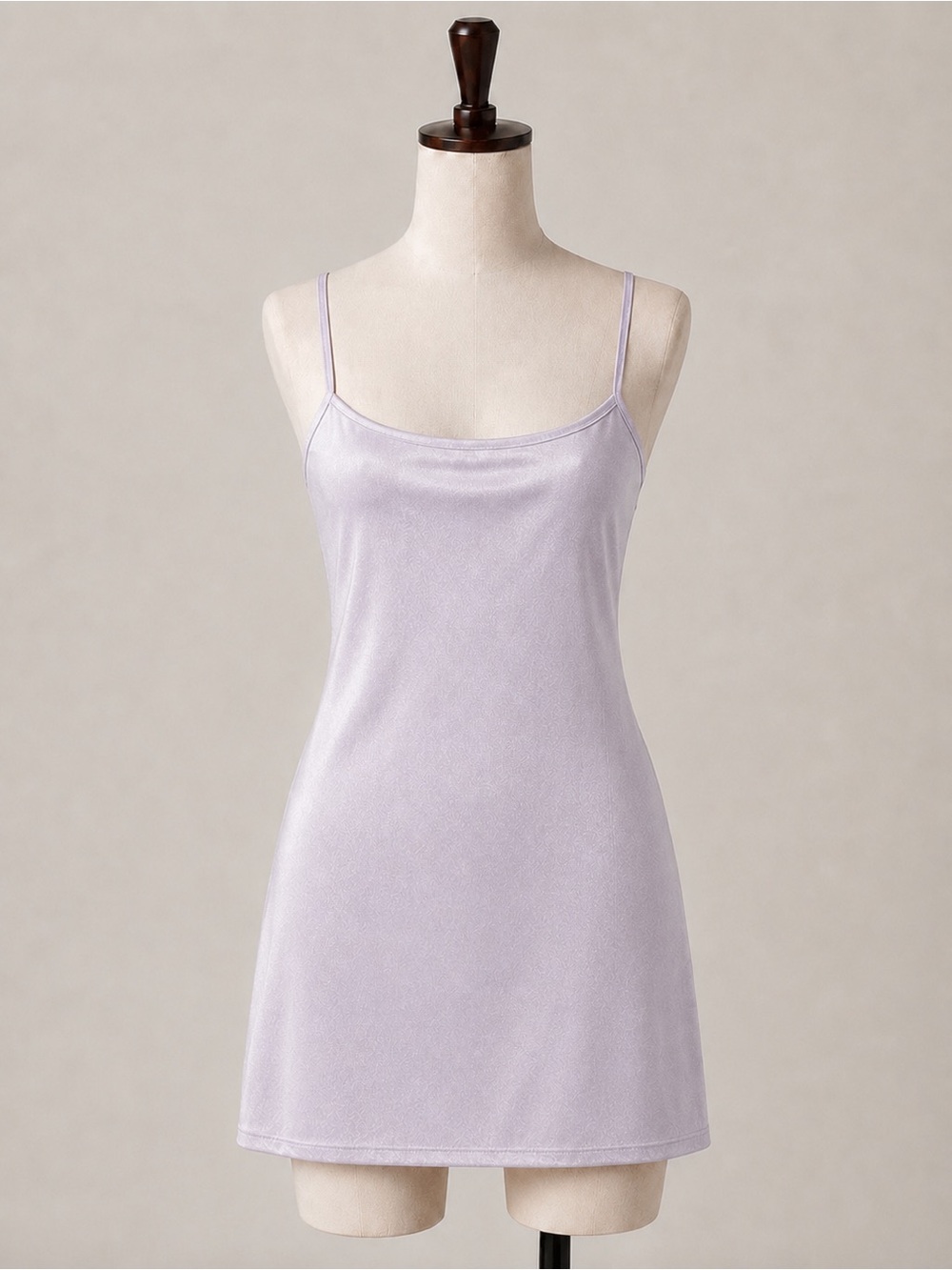 Vintage 90s La SENZA Millenia Lavender Shimmer Mini Lingerie Dress - Picture 2 of 5